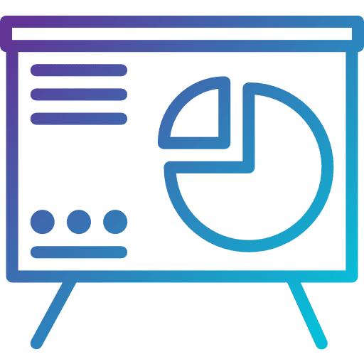 Presentation finances graphic business and finance icon