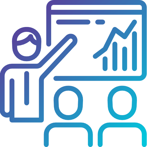Whiteboard analytics presentation whiteboard icon