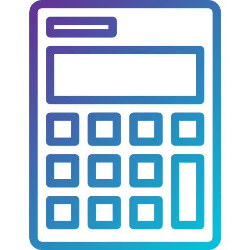 Calculator calculation calculator business and finance icon