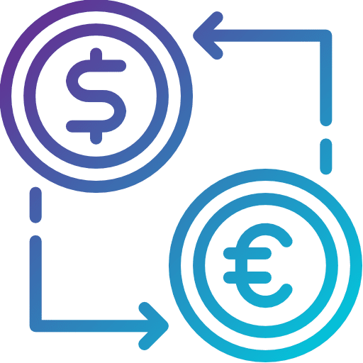 Exchange dollar sign exchange finances icon
