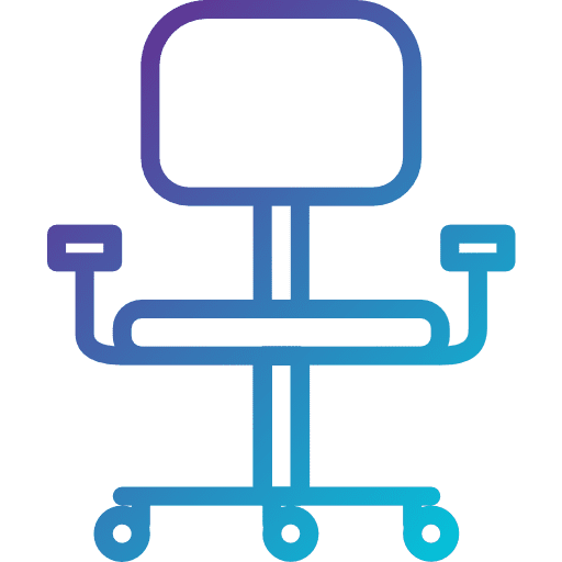 Office chair comfort seat office chair icon