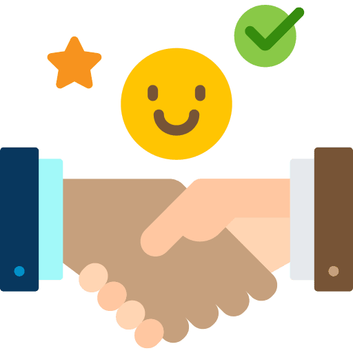 Deal hands and gestures deal happy icon