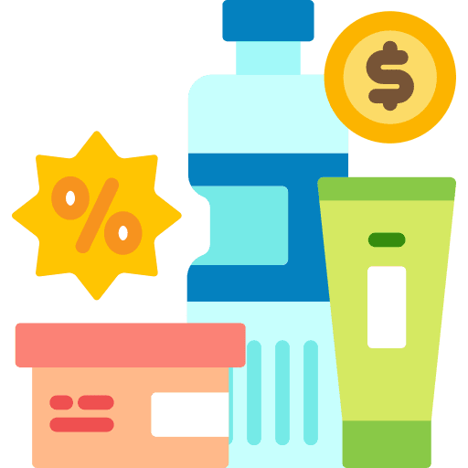 Products packaging badge best seller icon