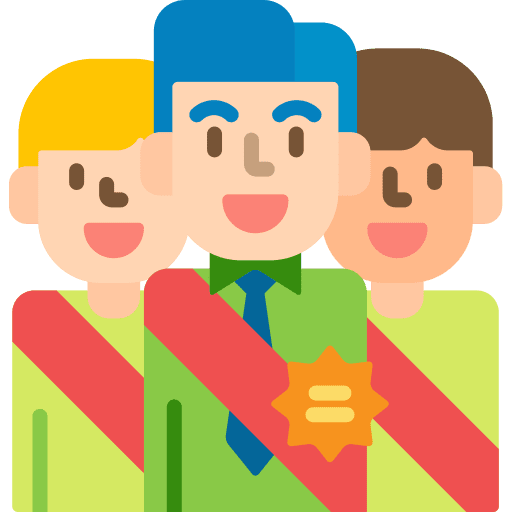 Promotion users promoting job icon