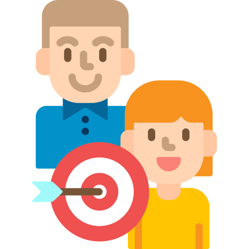 Target customer persons user icon