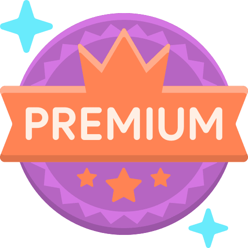 Premium seo and web award premium icon