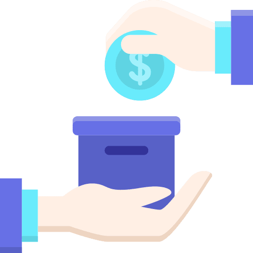 Cash pay dollar commerce icon