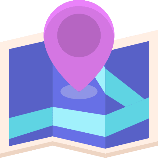 Location pin signs map location icon