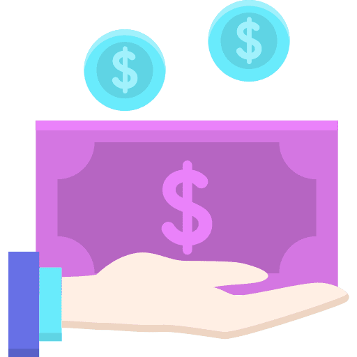 Pay hand payment method business and finance icon