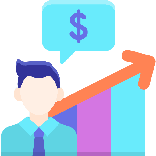 Sales chat bubble user chat icon