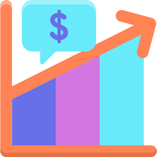 Statistics analytics stats shares icon