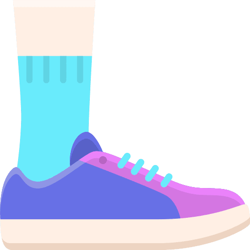 Trainers exercise running sport icon