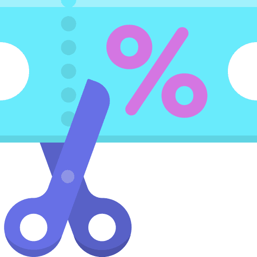 Voucher files and folders voucher marketing icon