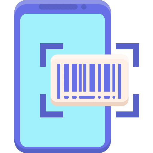 Barcode barcode communications smartphone icon
