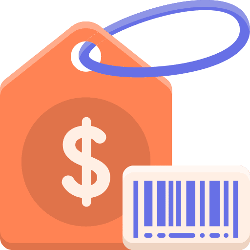 Price tag shopping commerce and shopping price icon