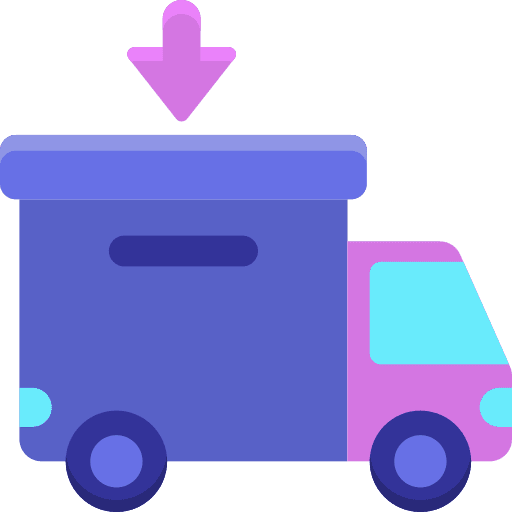 Shipment truck shipment transportation icon