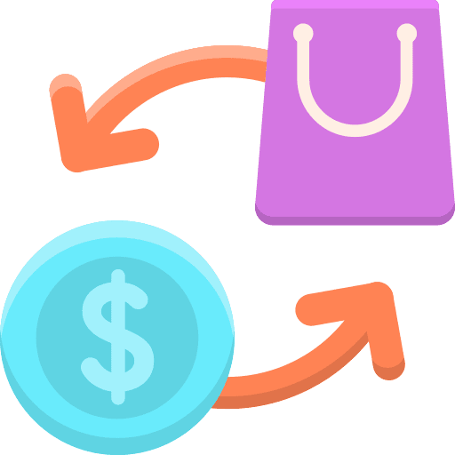 Shopping shopping cash money icon