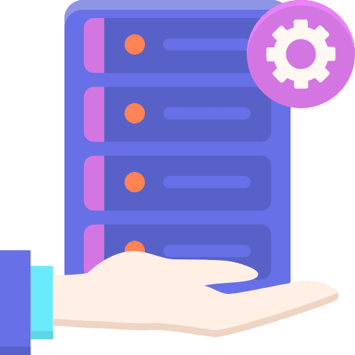 System technology database gear icon