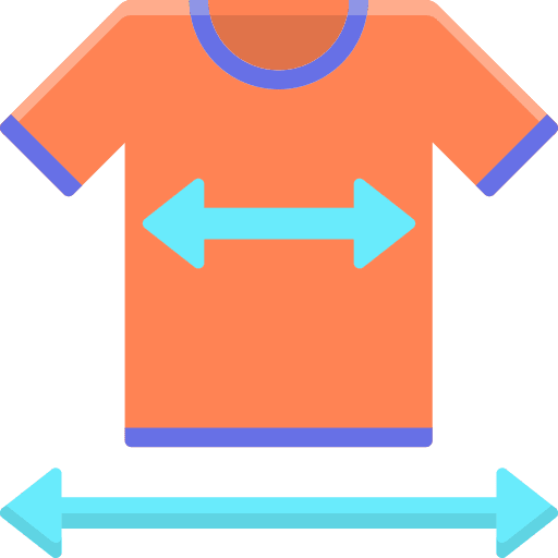 Size guide size fashion garment icon