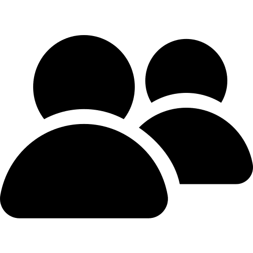 Friends friends add social network icon