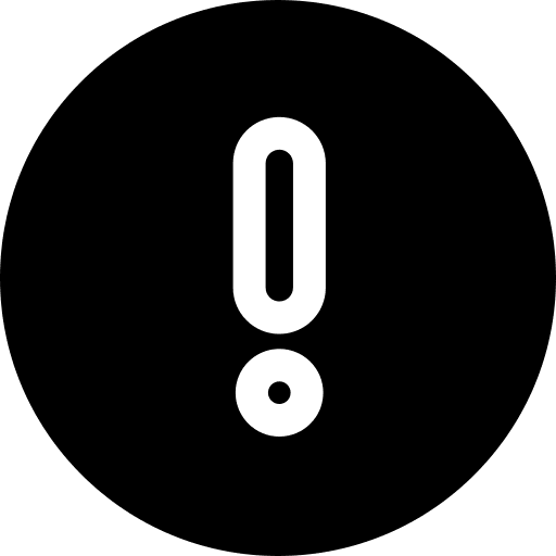 Warn exclamation mark important shapes and symbols icon
