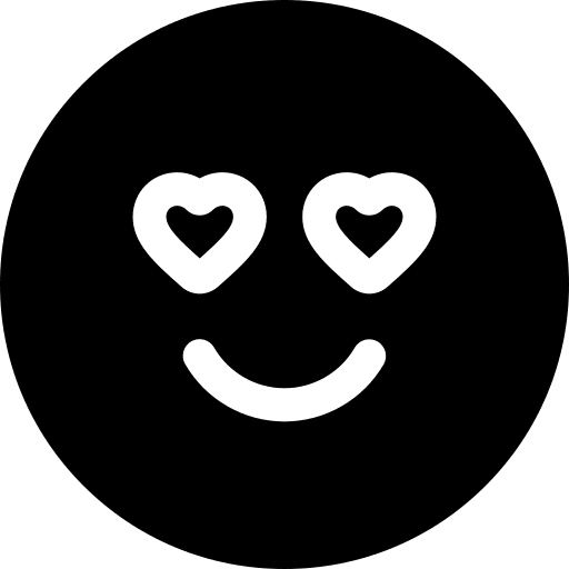 In love emoji smileys in love icon