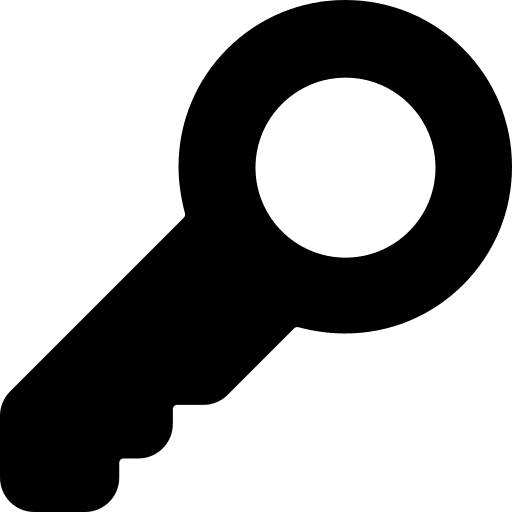 Key security pass access icon