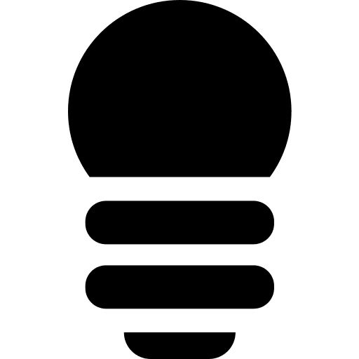 Lightbulb light bulb electronics lightbulb icon