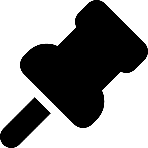 Push pin attachment push pin school material icon