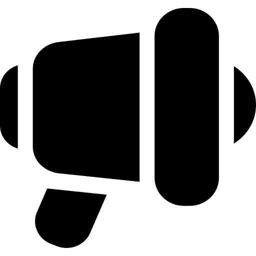 Speaker megaphone protest loudspeaker icon