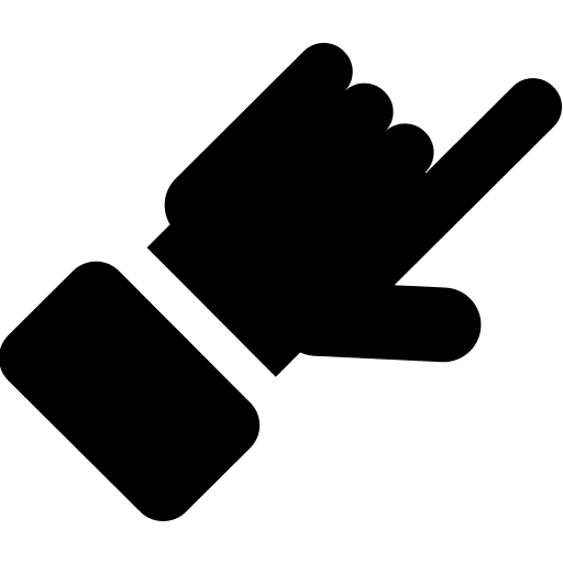 Touch gestures finger touch icon