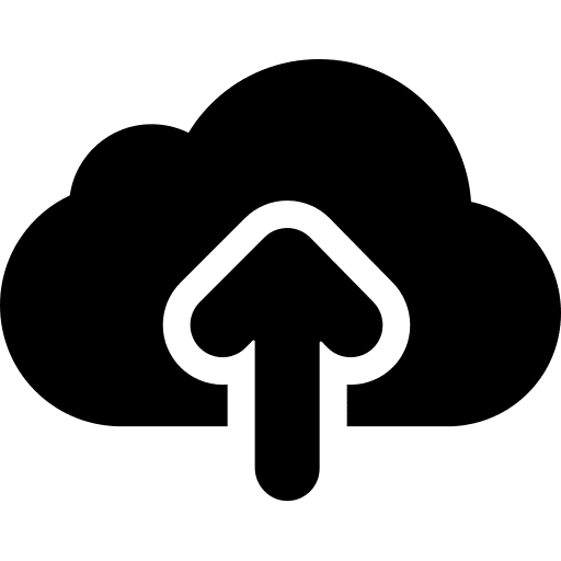 Upload direction orientation arrows icon