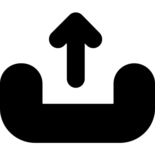 Upload web page buttons up arrow icon
