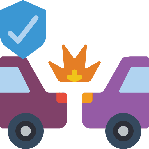 Fender bender accident fender bender transport icon