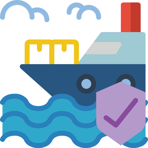 Shipping yacht transport cruise icon