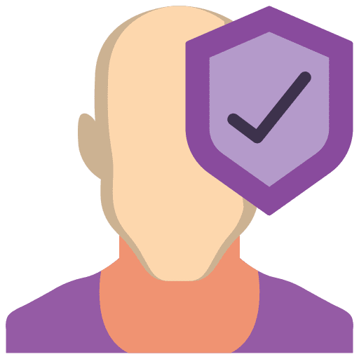 User people user shield icon