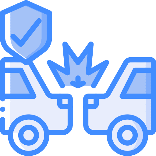 Fender bender insurance accident cars icon