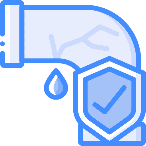 Leak broken construction and tools security icon