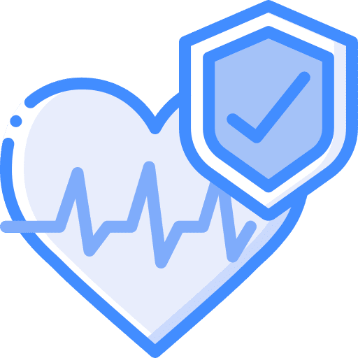 Life insurance life insurance heart hospital icon