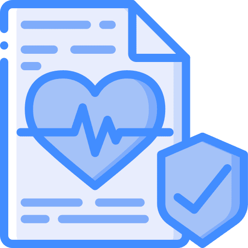 Life insurance security files and folders insurance icon