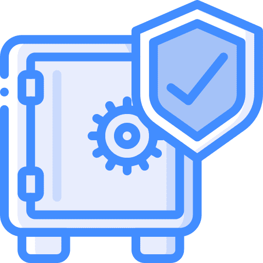 Safebox banking bank tools and utensils icon