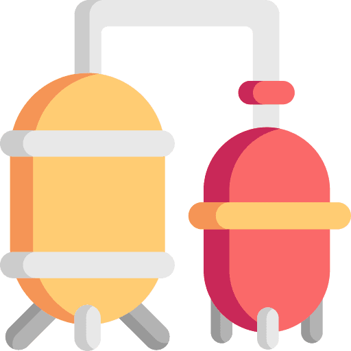 Tank storage industrial water icon