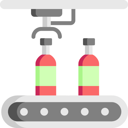 Mechanical arm industrial industry conveyor icon