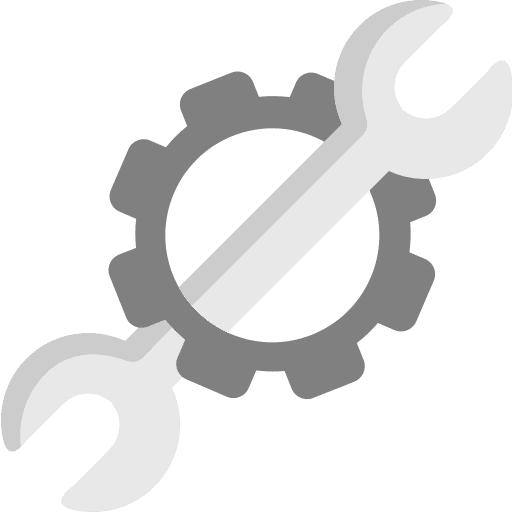 Wrench gear settings wrench icon