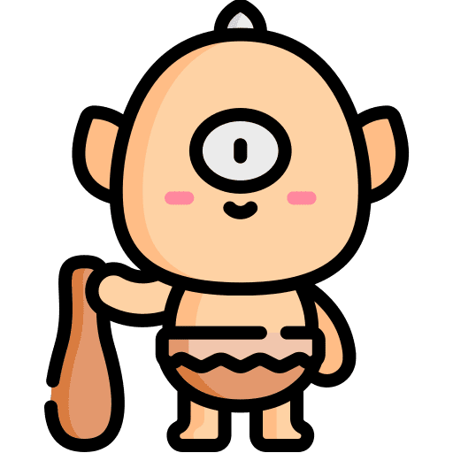 Cyclops science fiction extraterrestrial scary icon