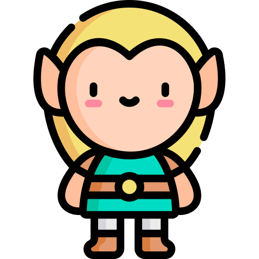 Elf elf character fantasy icon