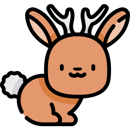 Jackalope legend fantasy jackalope icon