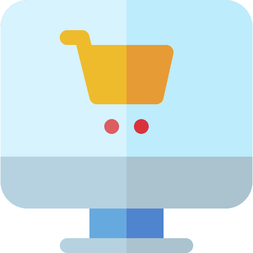 Broswer commerce and shopping shopping cart online shopping icon
