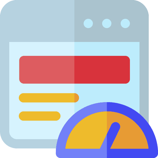 Computer seo and web seo speed icon