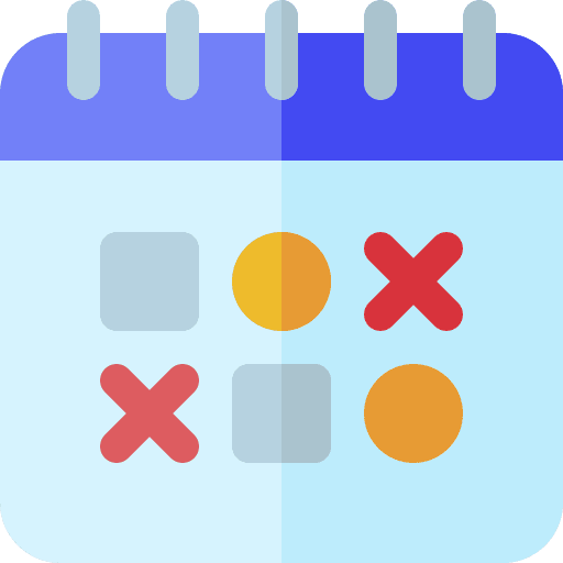 Calendar plan events date icon